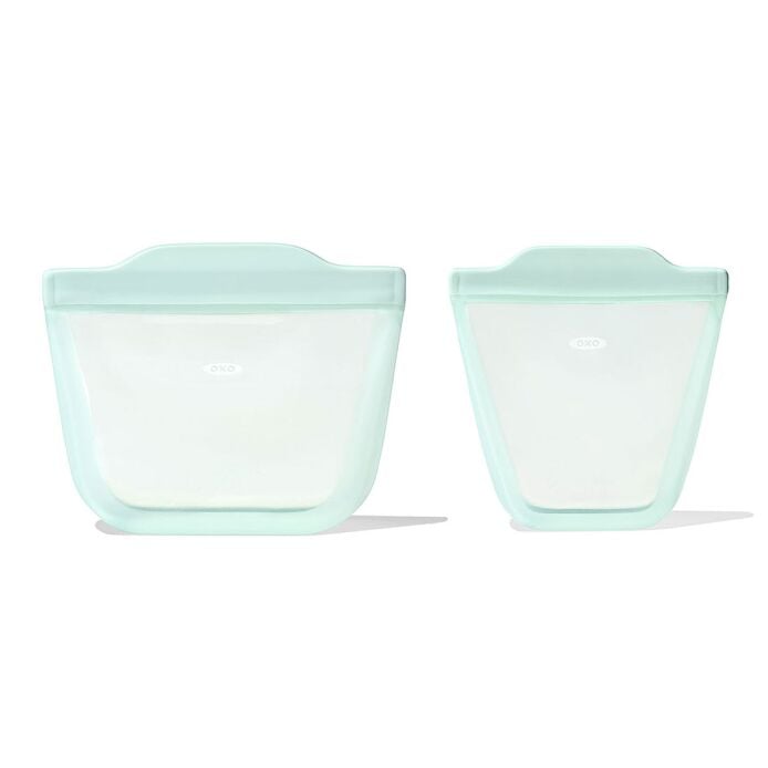Tot Silicone Reusable Bag - 2-Piece Stand-Up Cup Set Q7