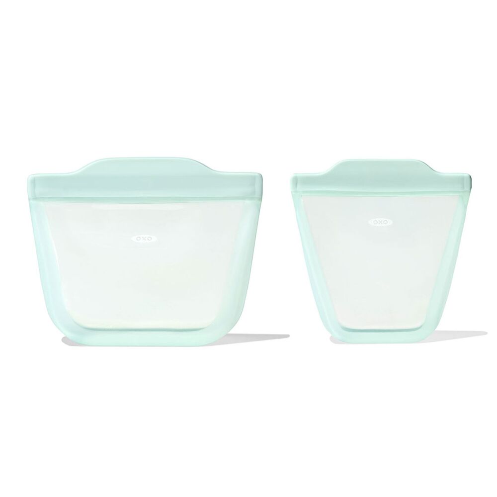Tot Silicone Reusable Bag - 2-Piece Stand-Up Cup Set Q7