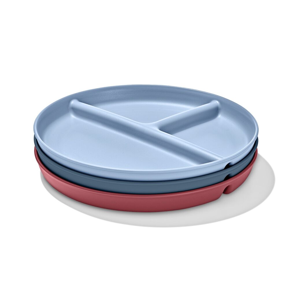 Stackable Divided Plates Set - 3 Pack N1