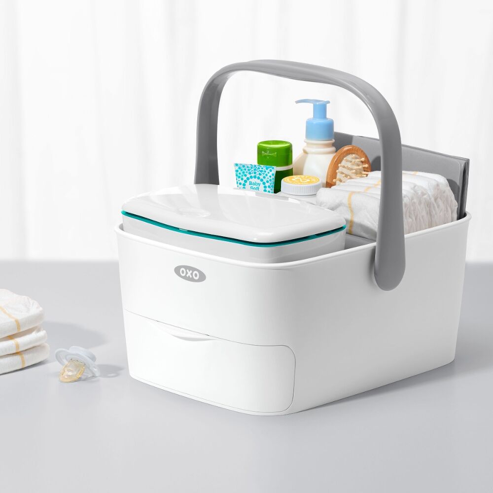 Diaper Caddy with Changing Mat F7
