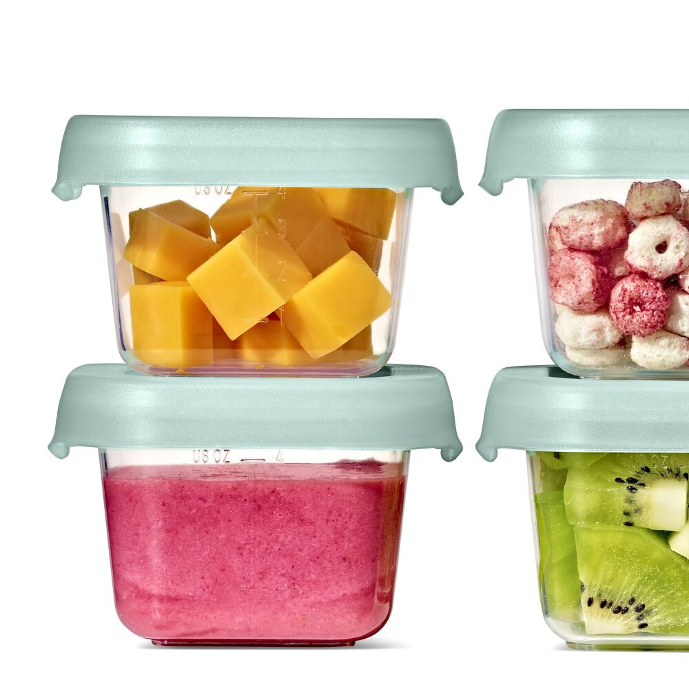 Baby Blocks Food Storage Containers (4 oz) - Opal A0
