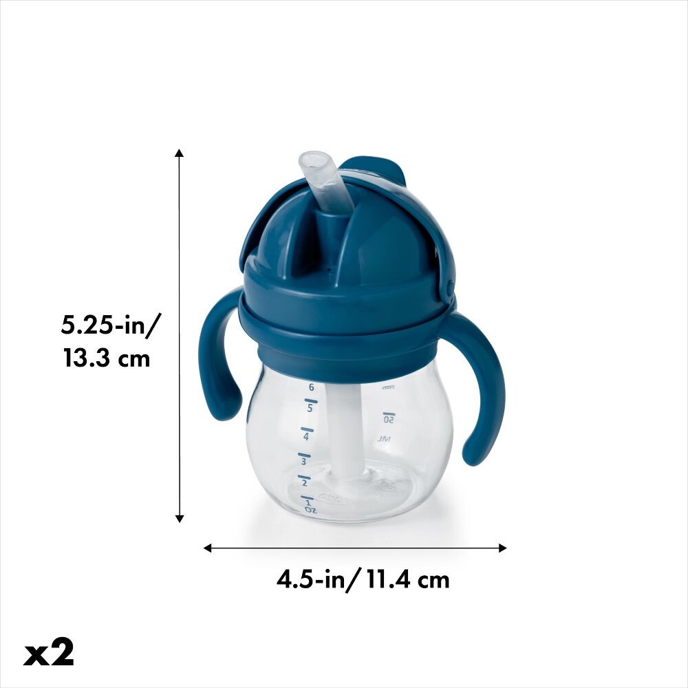 Transitions 6 Oz Straw Cup with Handles Set P3