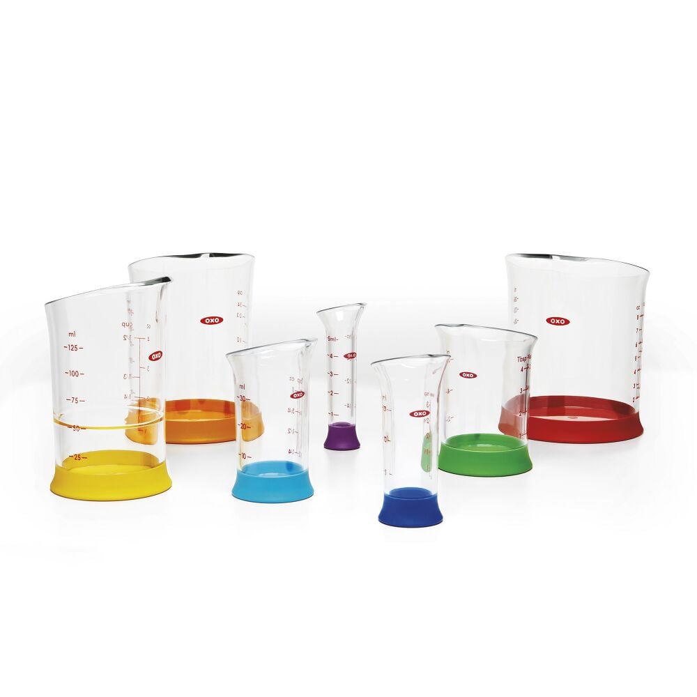 7 Piece Liquid Measuring Beaker Set V3