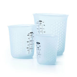 3 Piece Squeeze & Pour Silicone Measuring Cup Set H0