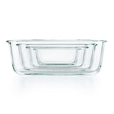 Smart Seal 3.5 Cup Glass Rectangle Container - Teal L2