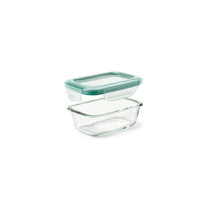 OXO Good Grips 1.6 Cup Smart Seal Glass Rectangle Container M5