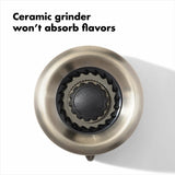 Contoured Mess-Free Salt Grinder O6