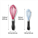 2 Pc Silicone Whisk Set X6