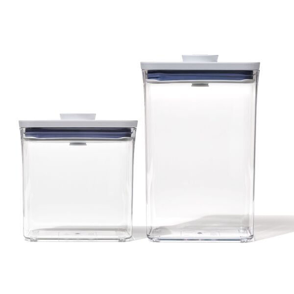 POP Container - Rectangle Medium (2.7 Qt.) & POP Container - Rectangle Short (1.7 Qt.) Bundle N5