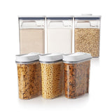 3 Piece Cereal Dispenser Set & 6-Piece POP Container Set Bundle L4