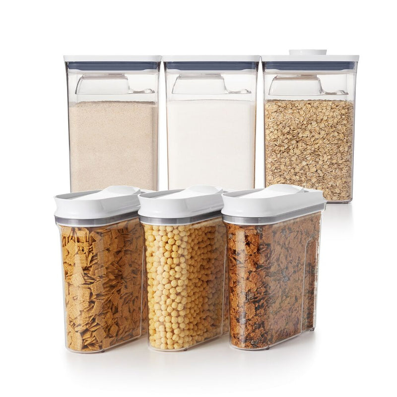 3 Piece Cereal Dispenser Set & 6-Piece POP Container Set Bundle L4