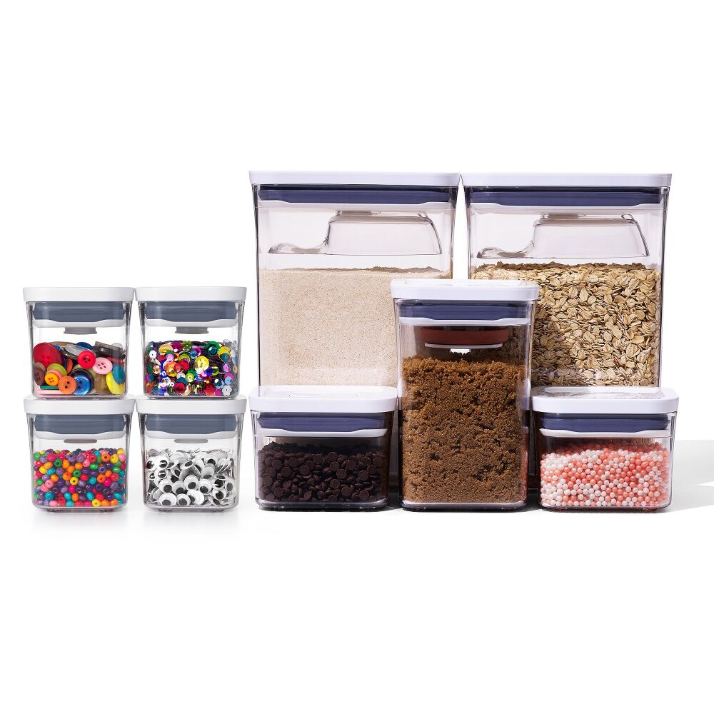 8-Piece POP Container Baking Set & POP 4-Piece Mini Container Set Bundle I2