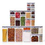 20-Piece POP Container Set & POP 4-Piece Mini Container Set Bundle O0