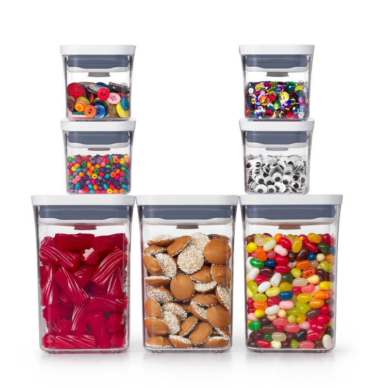 POP 4-Piece Mini Container Set & 3-Piece POP Container Value Set Bundle C2