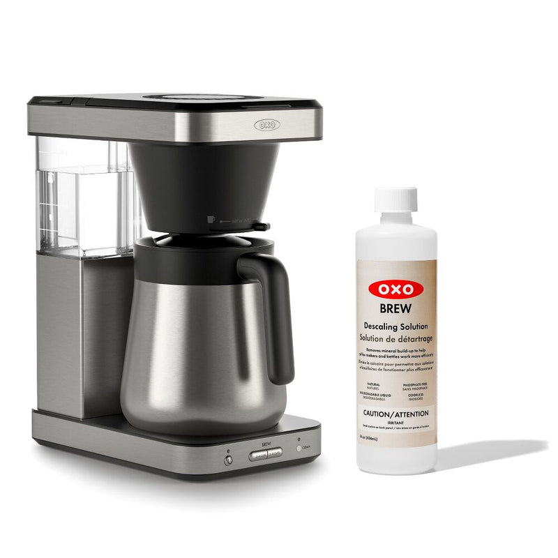8-Cup Coffee Maker & Descaling Solution Bundle U0