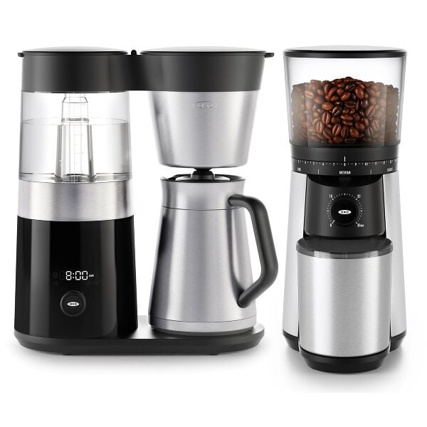 9-Cup Coffee Maker & Conical Burr Coffee Grinder Bundle R8