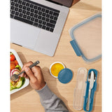 Prep & Go Stainless Steel Utensils With Case - Ocean Blue S3