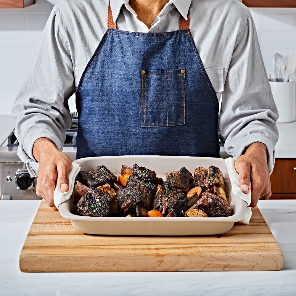 3 Qt Rectangular Stoneware Baking Dish X6