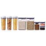 3 Piece Cereal Dispenser Set & 8-Piece POP Container Baking Set Bundle A6