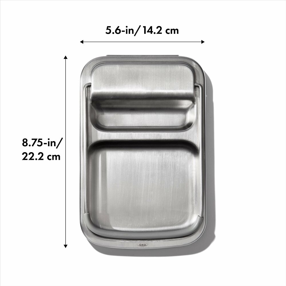 Stainless Steel Spoon Rest with Lid Holder J9