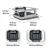 Over-the-sink Aluminum Dish Rack E4