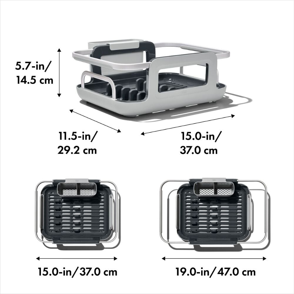 Over-the-sink Aluminum Dish Rack E4