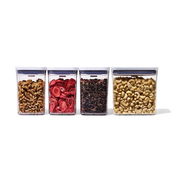 POP Container - Rectangle Short (1.7 Qt.) & 3-Piece POP Container Value Set Bundle F4