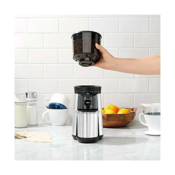 Replacement Hopper with Lid for Conical Burr Coffee Grinder W6