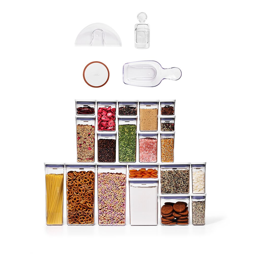 POP 4-Piece Baking Set & 20-Piece POP Container Set Bundle Q6