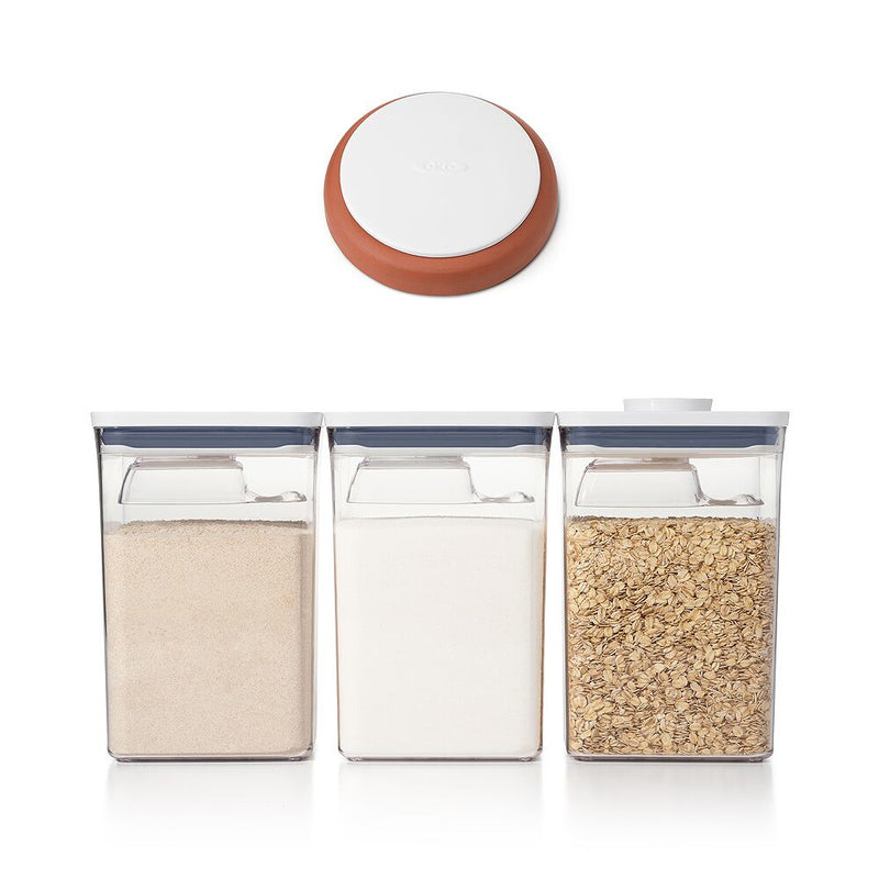 POP Brown Sugar Keeper & 6-Piece POP Container Set Bundle Z0