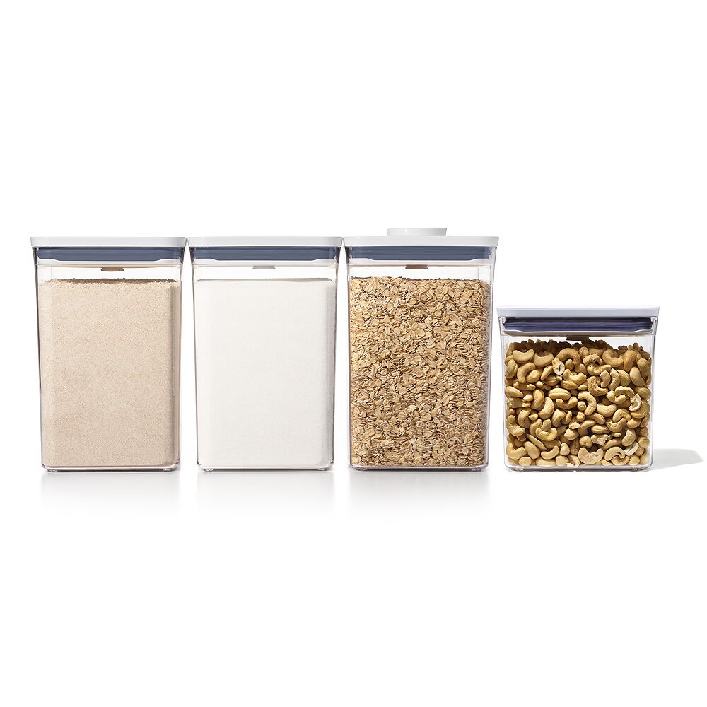 POP Container - Rectangle Short (1.7 Qt.) & 6-Piece POP Container Set Bundle N8