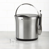 Steel Ice Bucket & Tong Set V9