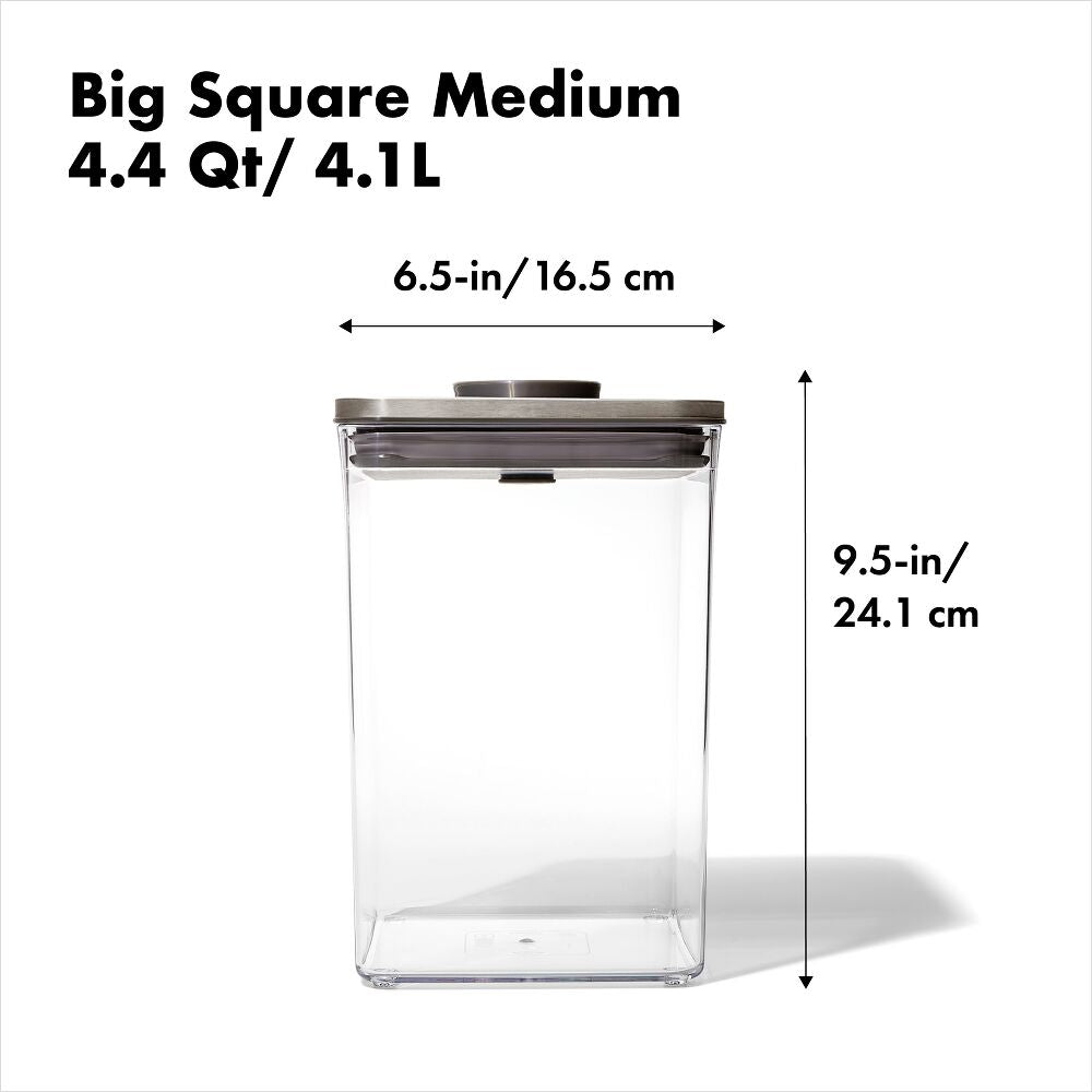 POP Container - Big Square Medium (4.4 Qt/4.2 L) F1