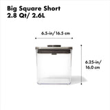 POP Container - Big Square Short (2.8 Qt/2.6 L) T7
