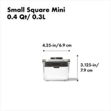 POP Container - Small Square Mini (0.4 Qt.) A0