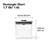 POP Container - Rectangle Short (1.7 Qt/1.6 L) - Matte Black R3
