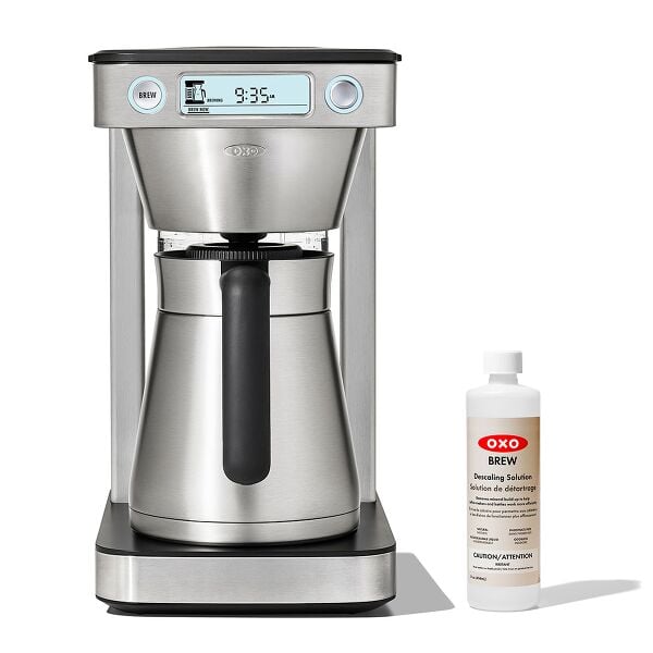 12-Cup Coffee Maker with Podless Single-Serve Function & Descaling Solution Bundle D0