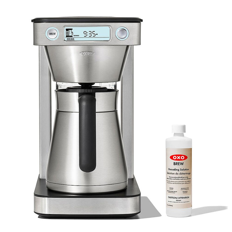 12-Cup Coffee Maker with Podless Single-Serve Function & Descaling Solution Bundle D0