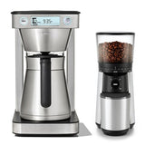 12-Cup Coffee Maker with Podless Single-Serve Function & Conical Burr Coffee Grinder Bundle H7