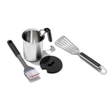 Grilling Basting Pot and Brush Set & Grilling Precision Turner Bundle C9