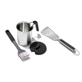 Grilling Basting Pot and Brush Set & Grilling Precision Turner Bundle C9