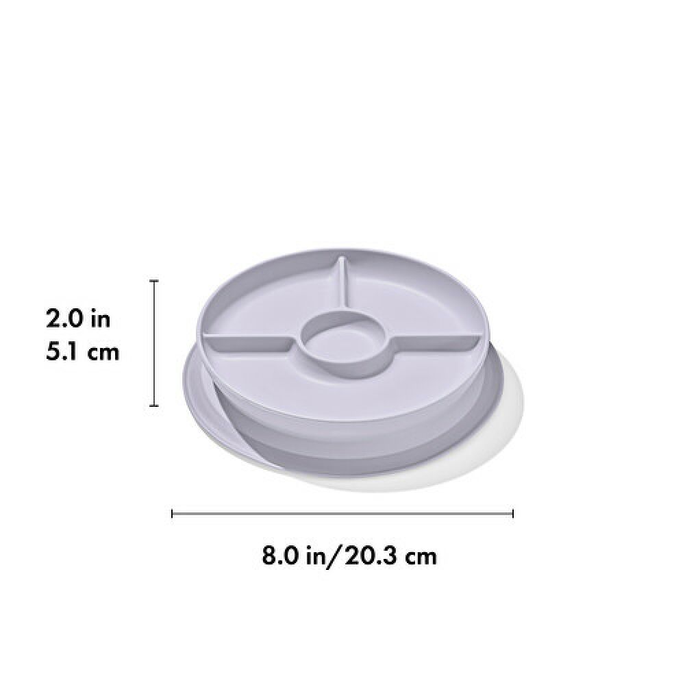 Stick & Stay Suction Divided Plate H7