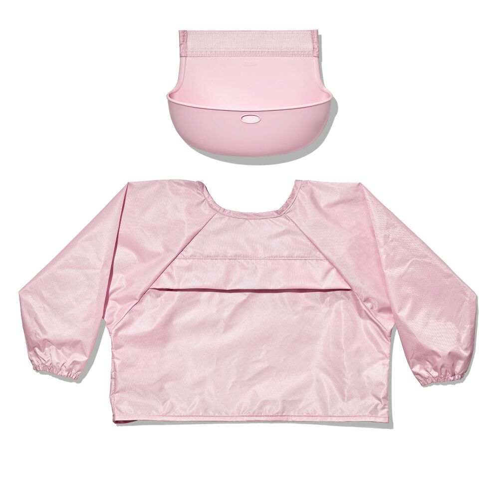 Sleeved Roll-Up Bib - Blossom K6