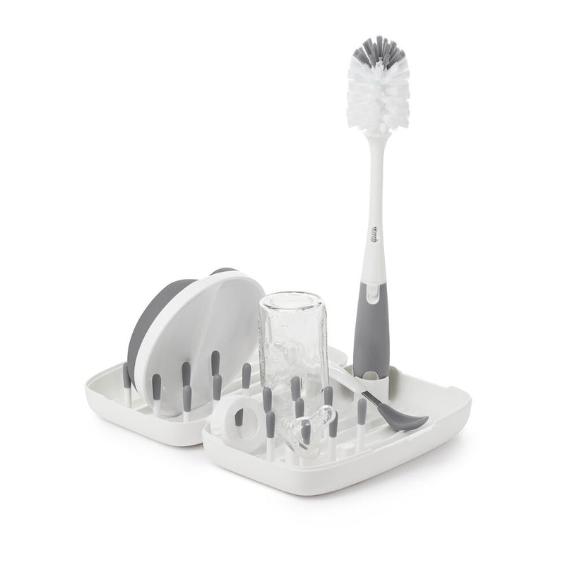 On-the-Go Drying Rack with Bottle Brush N6