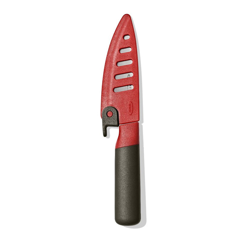 Paring Knife with Locking Sheath J6