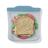 Silicone Reusable Bag  Sandwich (28 oz) - Ocean Blue A2