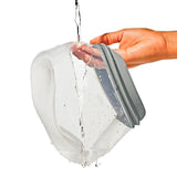 Silicone Reusable Bag  Stand-Up Snack (12 oz) - Fog F6