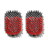 Outdoor Nylon Grill Brush Set of 2 Replacement Heads A7