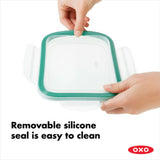8 Piece Smart Seal Glass Round Container Set Y1