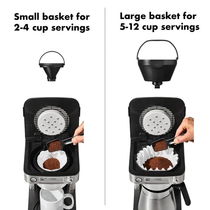 12-Cup Coffee Maker with Podless Single-Serve Function B5